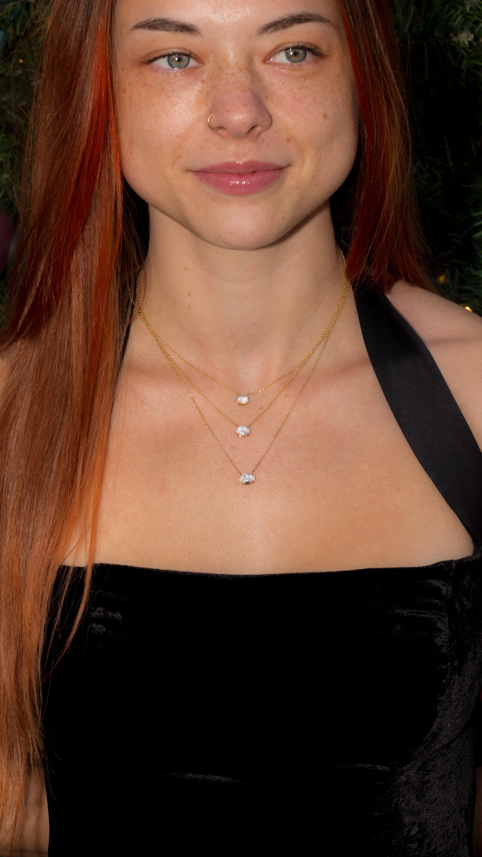 Classic Oval Lab Diamond Pendant Necklaces Princess Bride Diamonds
