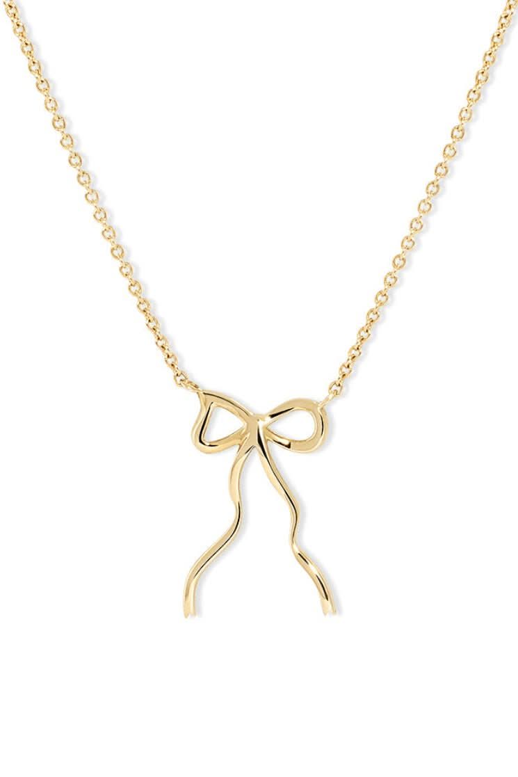 Dainty Bow Necklace - PBD Necklaces