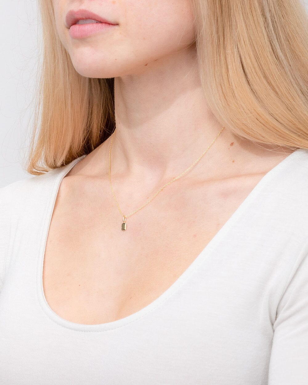 Dainty Engravable Pendant 14k Yellow Gold Necklaces Princess Bride Diamonds