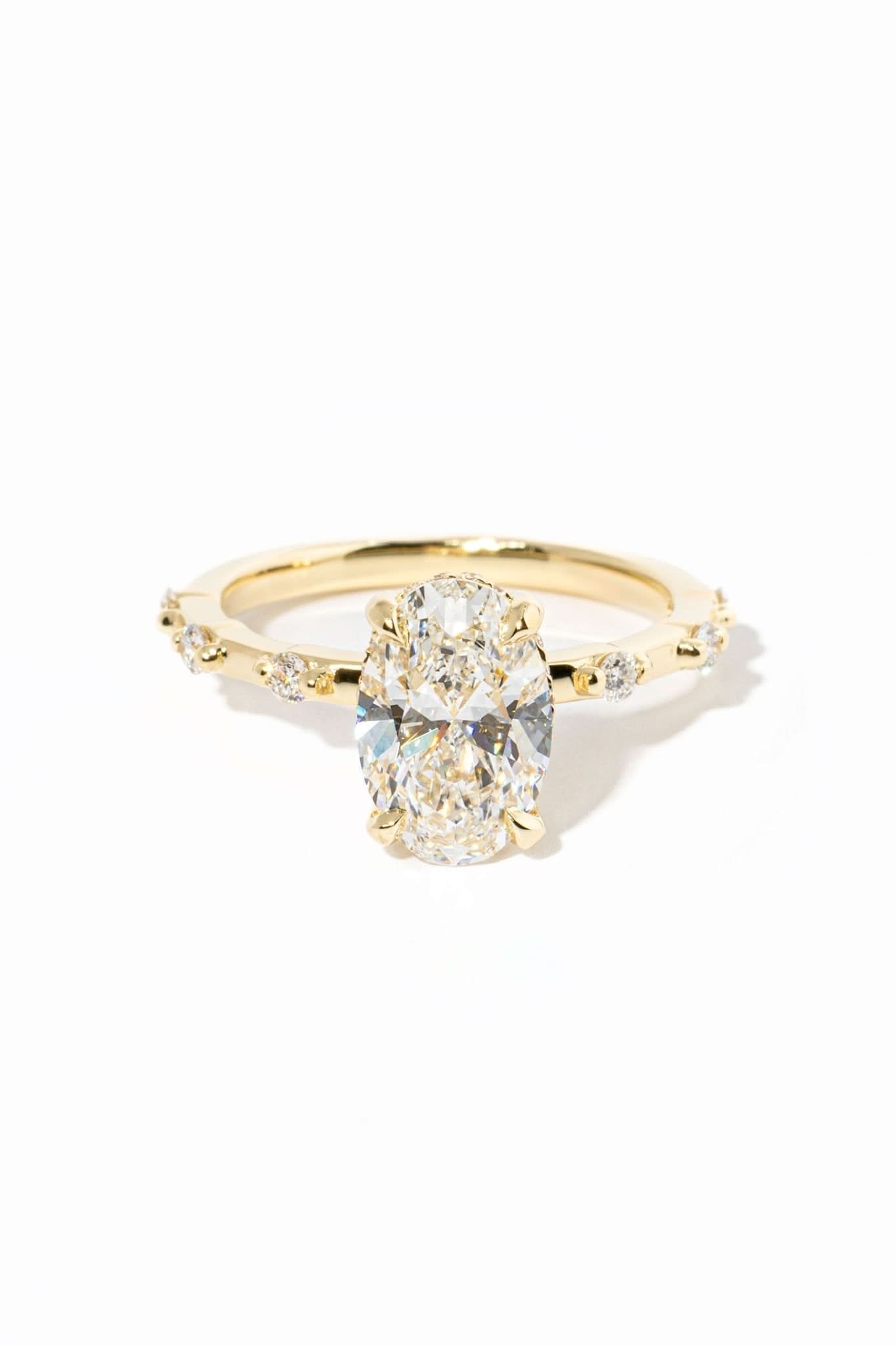 slim fit dress slacks Ivy Vintage Diamond Engagement Ring -18k Yellow Gold 1.5 Carat main image 0