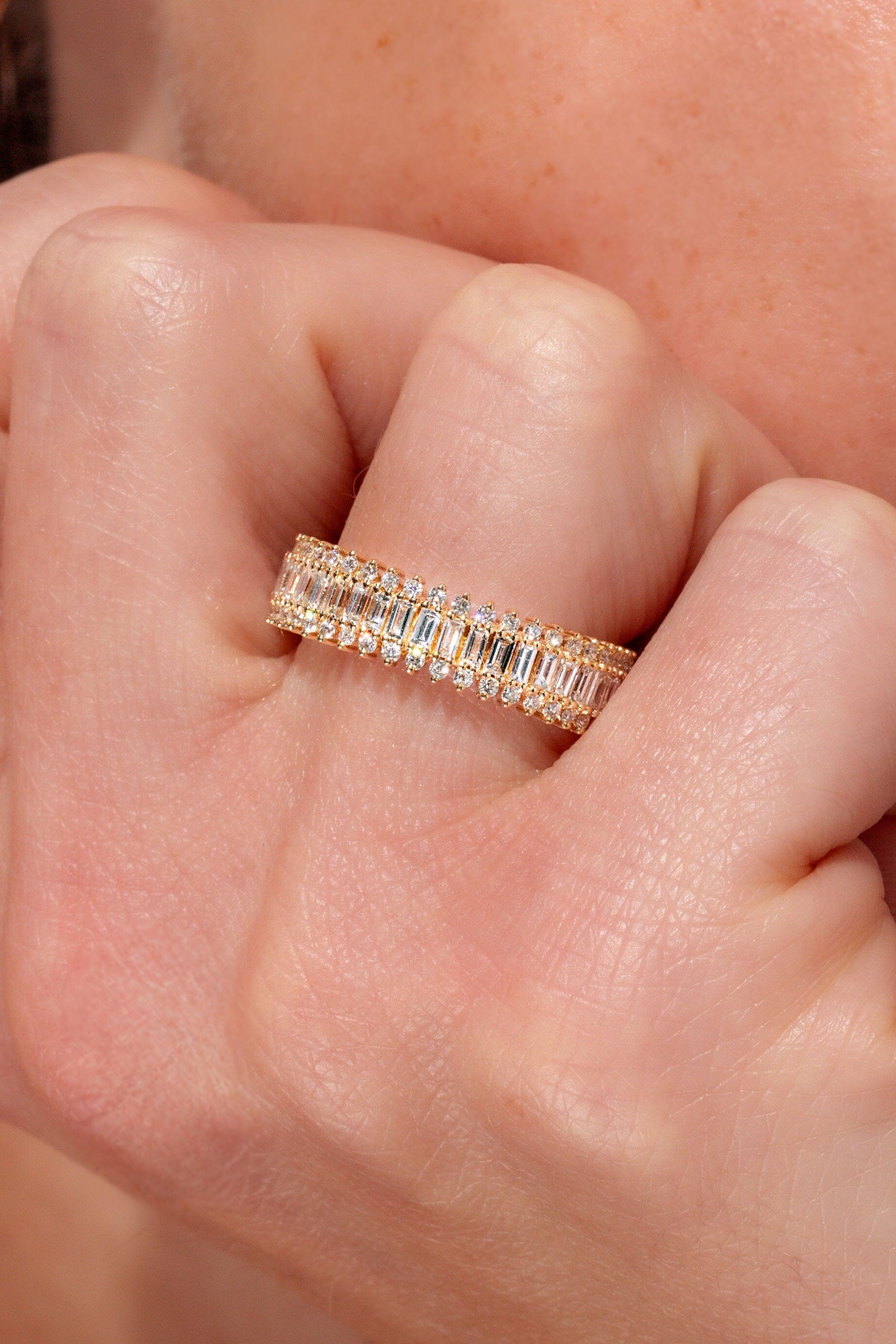 Diamond Bandolier Eternity Band Rings Princess Bride Diamonds