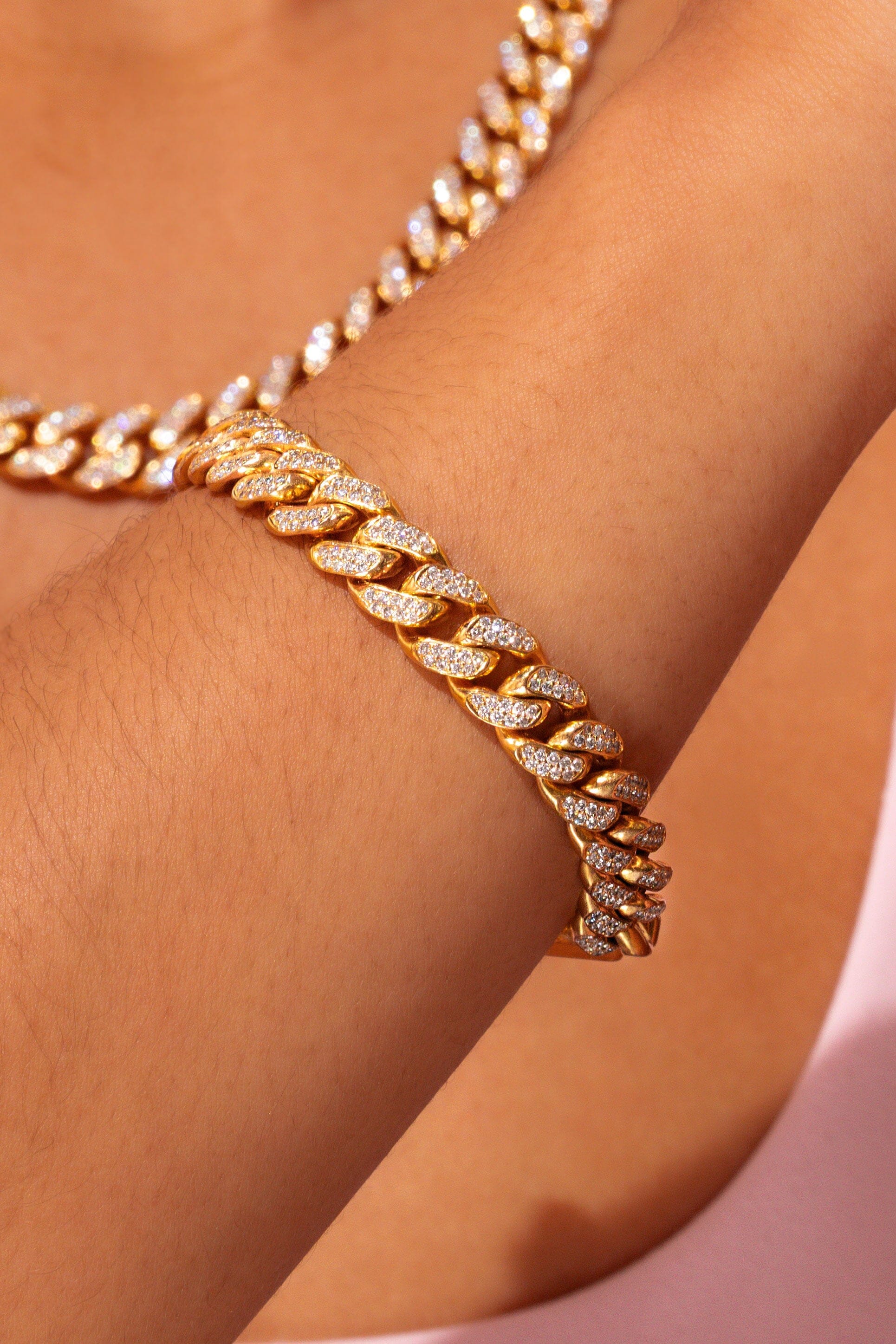 Diamond Cuban Bracelet Bracelets Princess Bride Diamonds