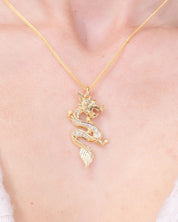 Diamond Year of the Dragon Pendant Necklaces Princess Bride Diamonds