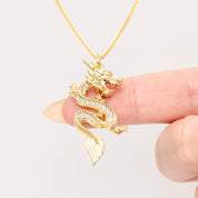 Diamond Year of the Dragon Pendant Necklaces Princess Bride Diamonds