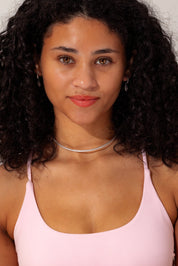 Four Row Diamonds Pavé Choker Necklaces Princess Bride Diamonds