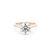 Isabela Round High Polish Engagement Rings Princess Bride Diamonds