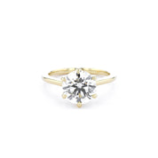Isabela Round High Polish Engagement Rings Princess Bride Diamonds