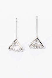 2.71ct D-VVS1 Round Lab Diamond Juliette Studs