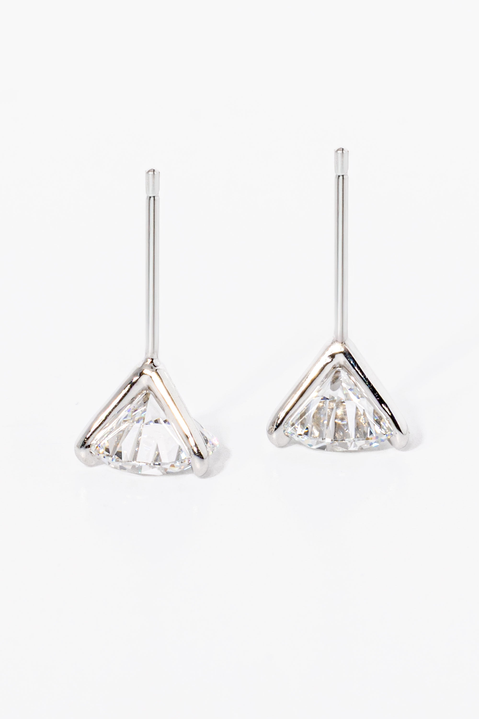 2.71ct D-VVS1 Round Lab Diamond Juliette Studs