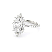 Kaia Marquise Pavé Engagement Rings Princess Bride Diamonds
