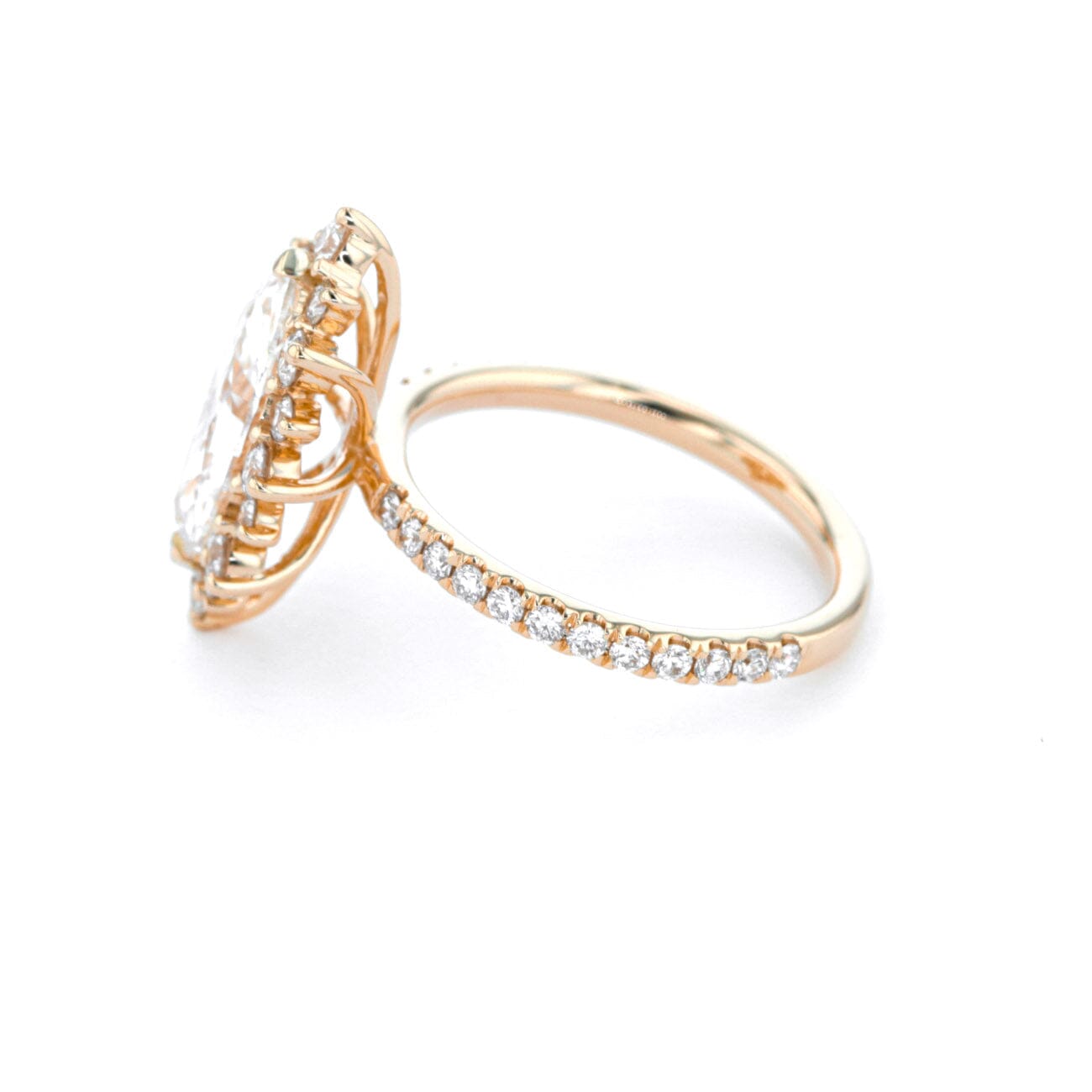 Kaia Marquise Pavé Engagement Rings Princess Bride Diamonds