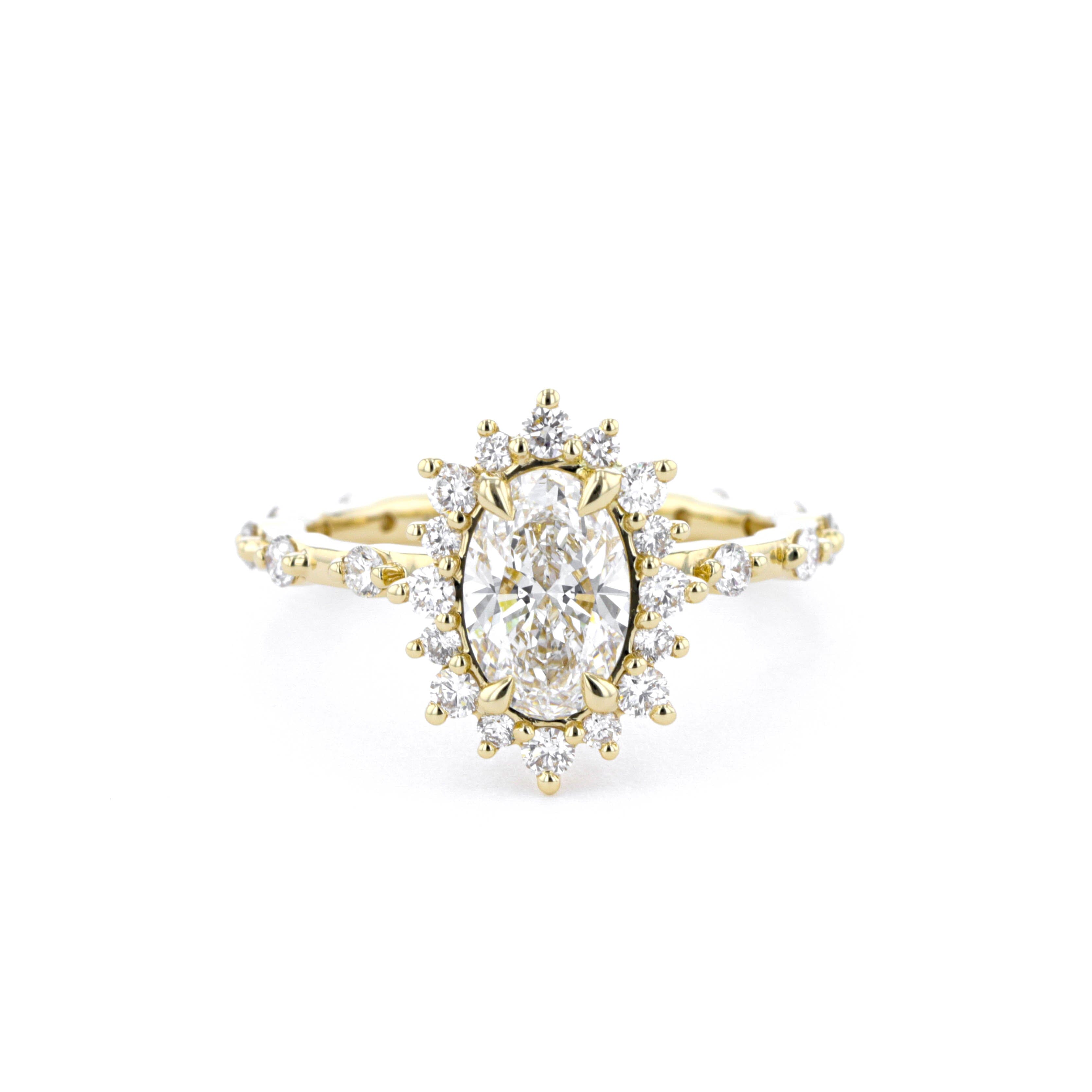 Kaia Oval Engagement Rings Princess Bride Diamonds