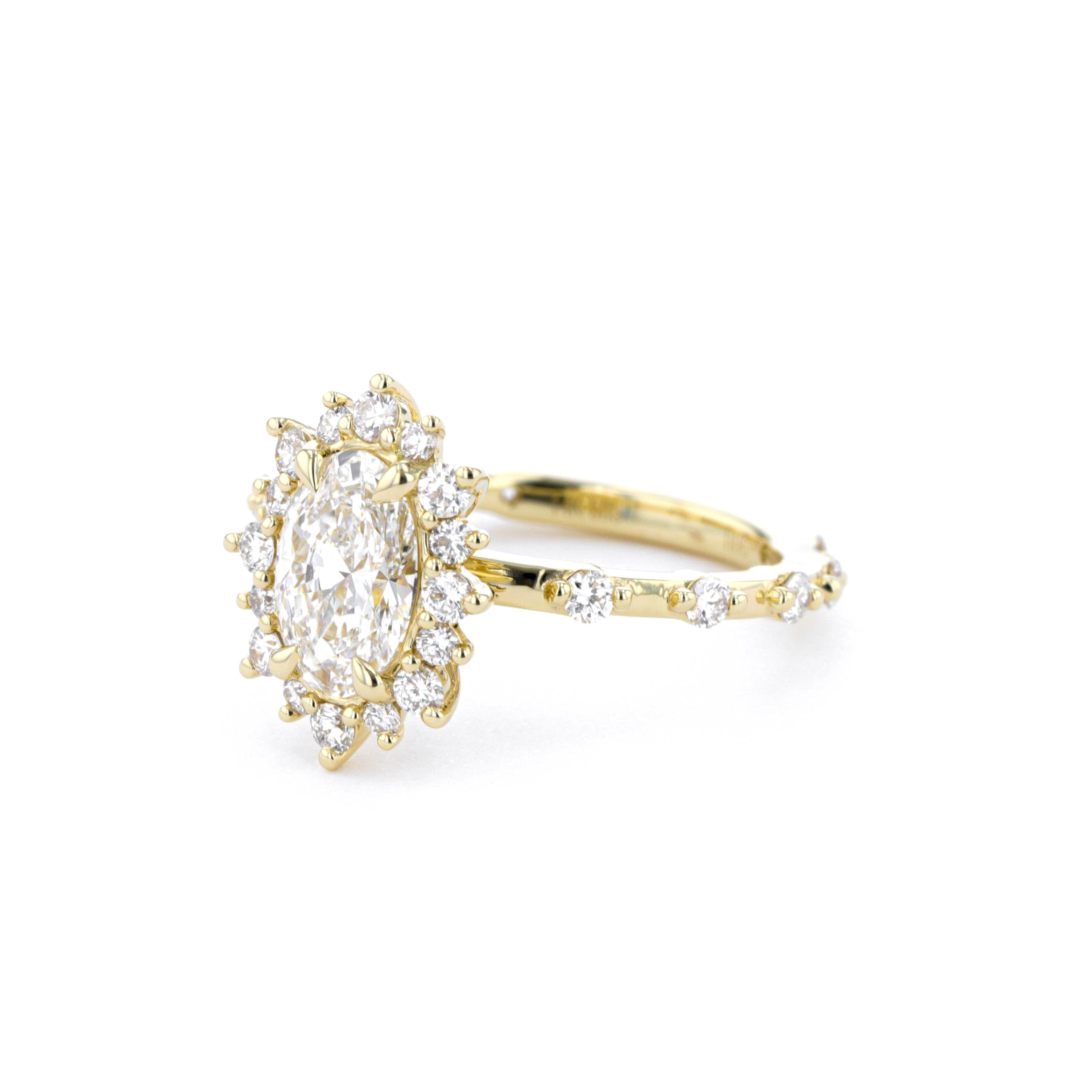 Kaia Oval Engagement Rings Princess Bride Diamonds
