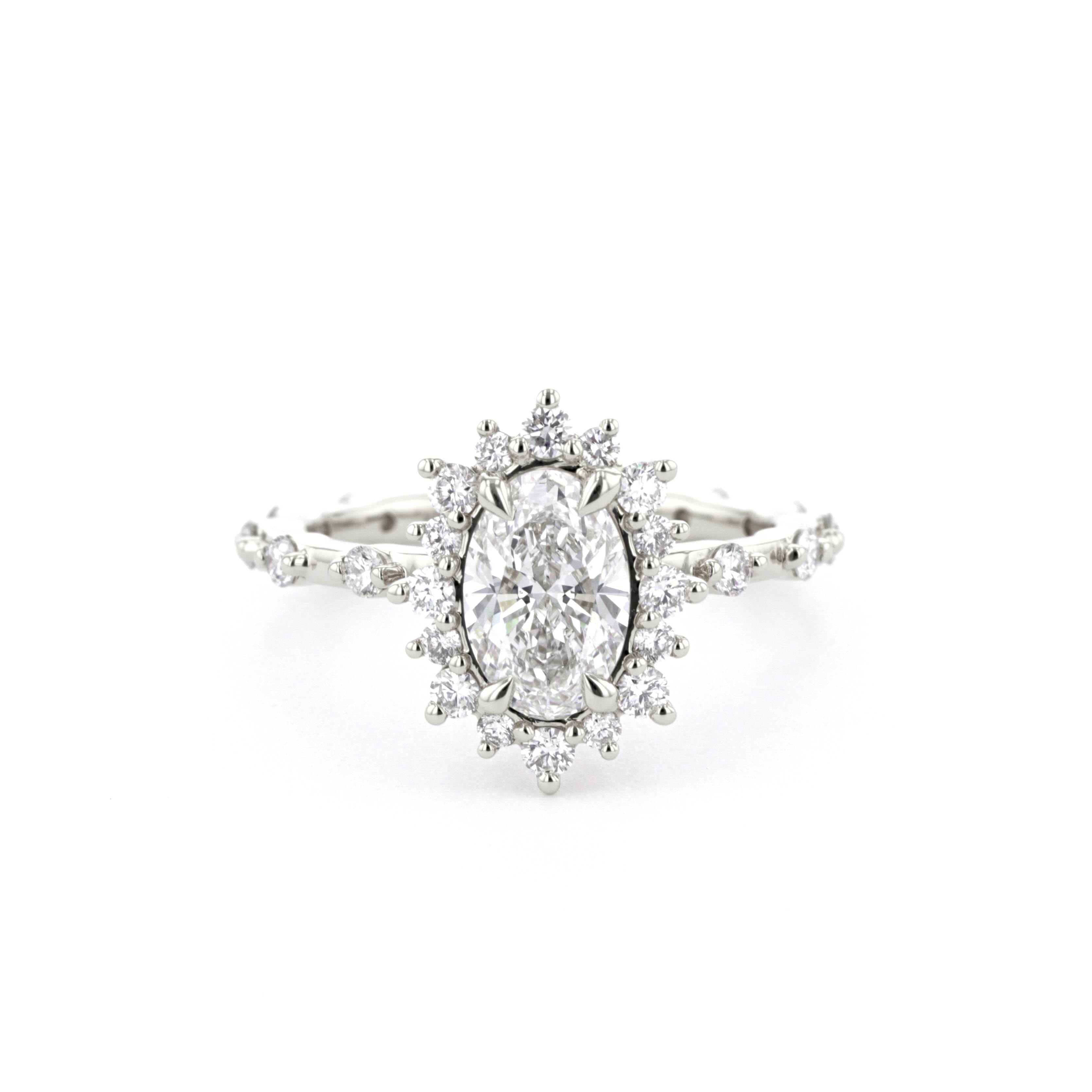 Kaia Oval Engagement Rings Princess Bride Diamonds