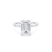 Kelsey Emerald Engagement Rings Princess Bride Diamonds