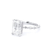 Kelsey Emerald Engagement Rings Princess Bride Diamonds