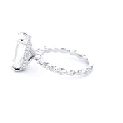 Kelsey Emerald Engagement Rings Princess Bride Diamonds