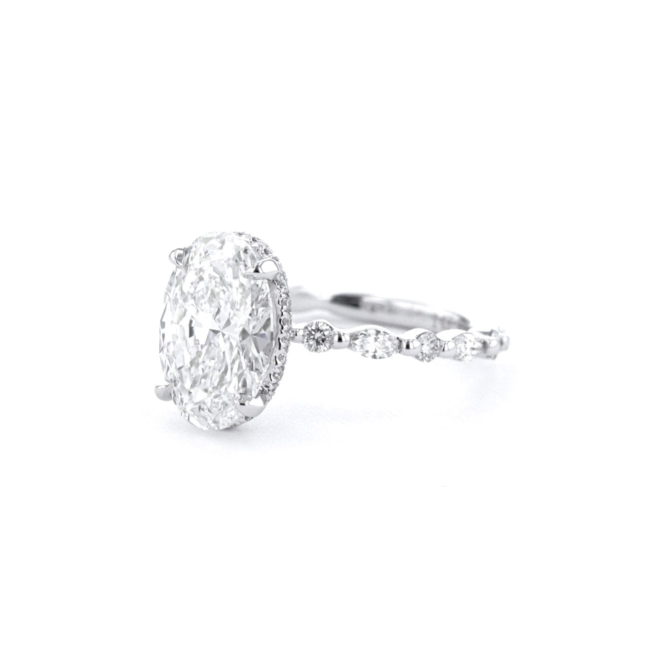 Kelsey Oval Engagement Rings Princess Bride Diamonds