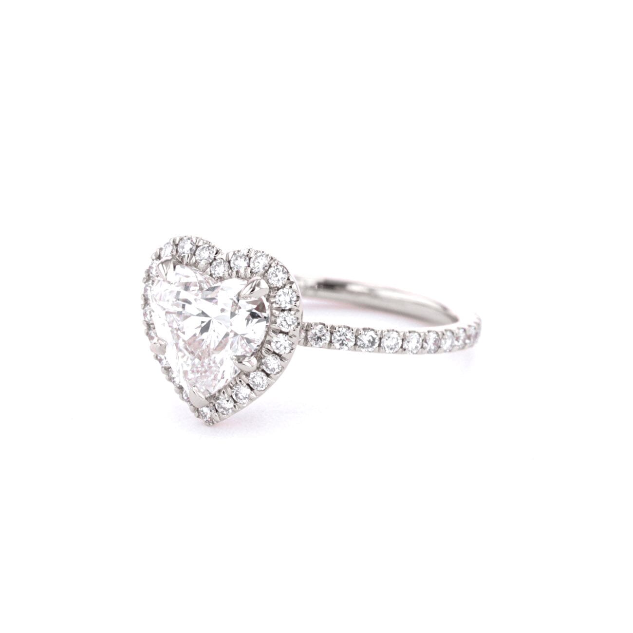 Leilani Heart Engagement Rings Princess Bride Diamonds