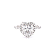 Leilani Heart Engagement Rings Princess Bride Diamonds