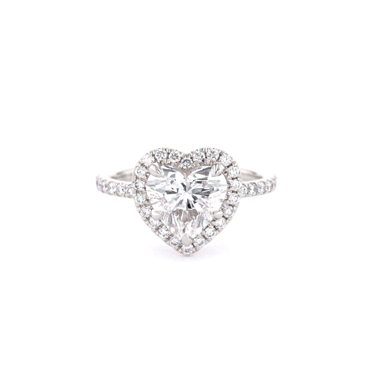 Leilani Heart Engagement Rings Princess Bride Diamonds