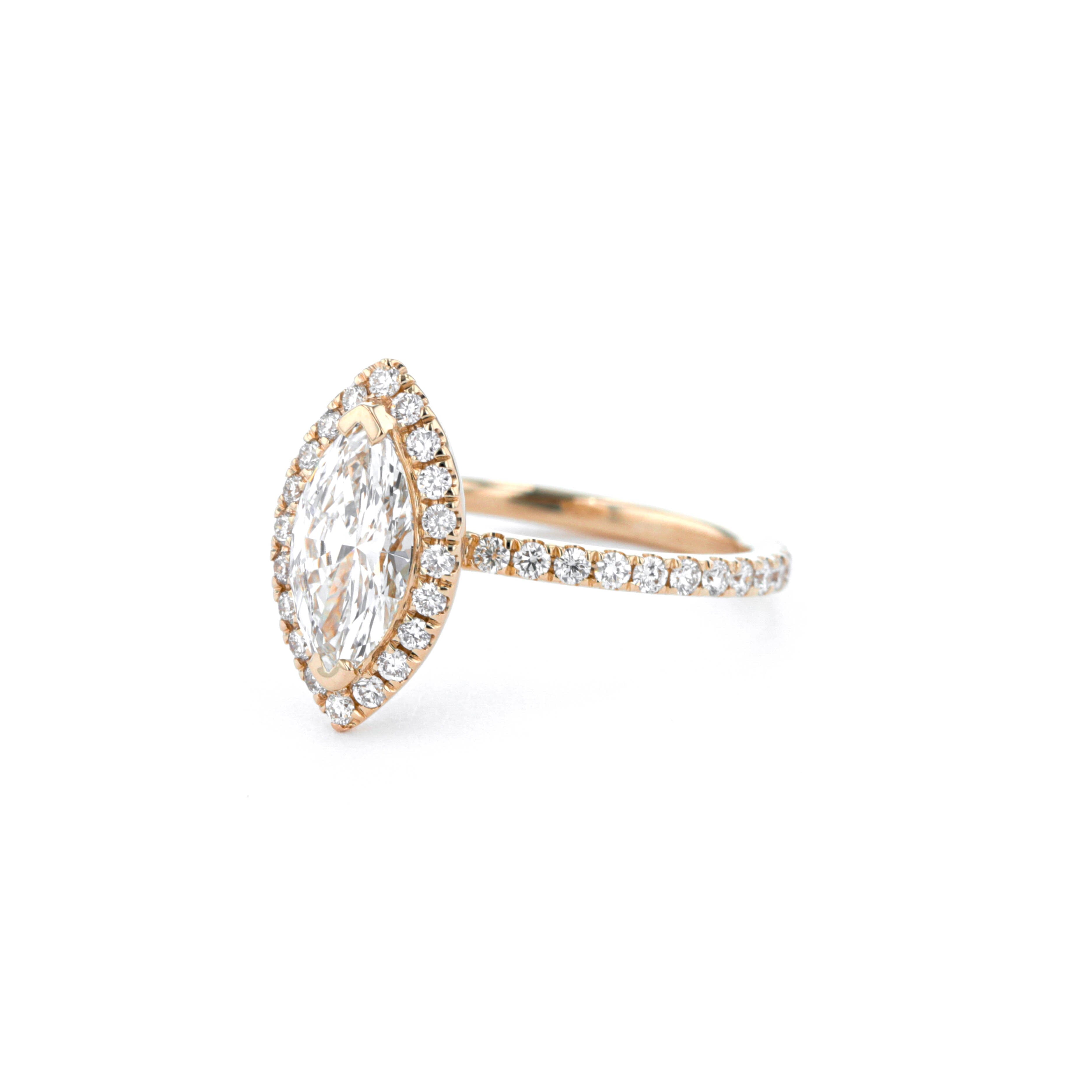 Leilani Marquise Engagement Rings Princess Bride Diamonds