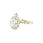 Leilani Pear Engagement Rings Princess Bride Diamonds