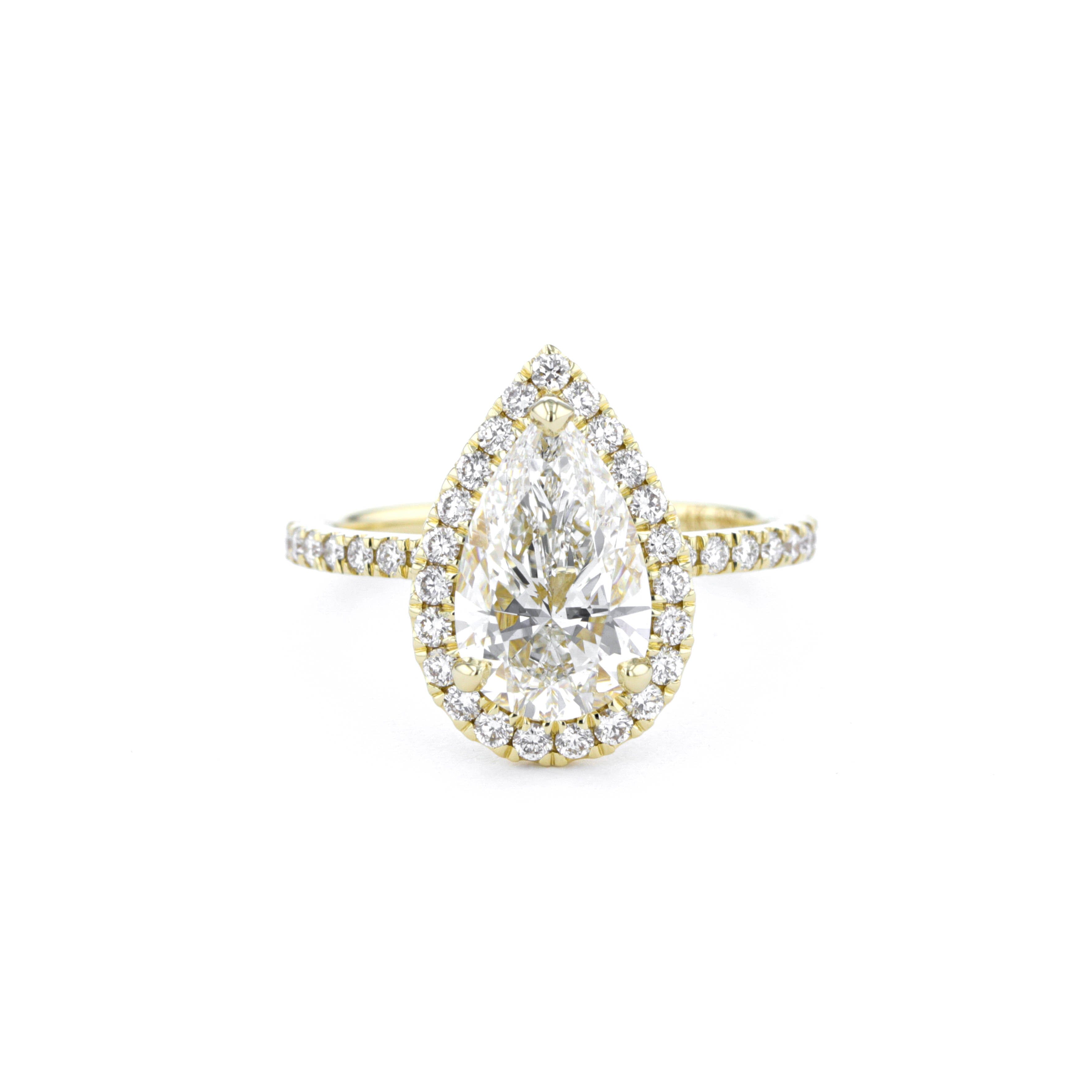 Leilani Pear Engagement Rings Princess Bride Diamonds