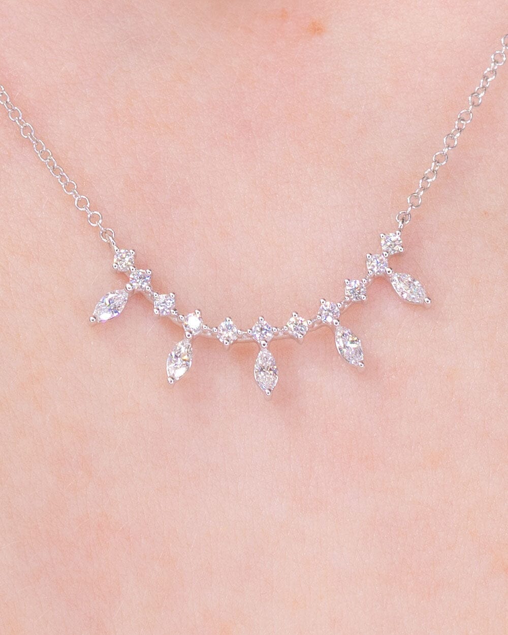 Marquise Diamond Bar Necklace Necklaces Princess Bride Diamonds