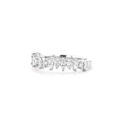 Marquise & Round Floating Lab Diamond Band Rings Princess Bride Diamonds