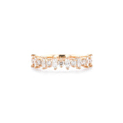 Marquise & Round Floating Lab Diamond Band Rings Princess Bride Diamonds