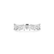 Marquise & Round Floating Lab Diamond Band Rings Princess Bride Diamonds