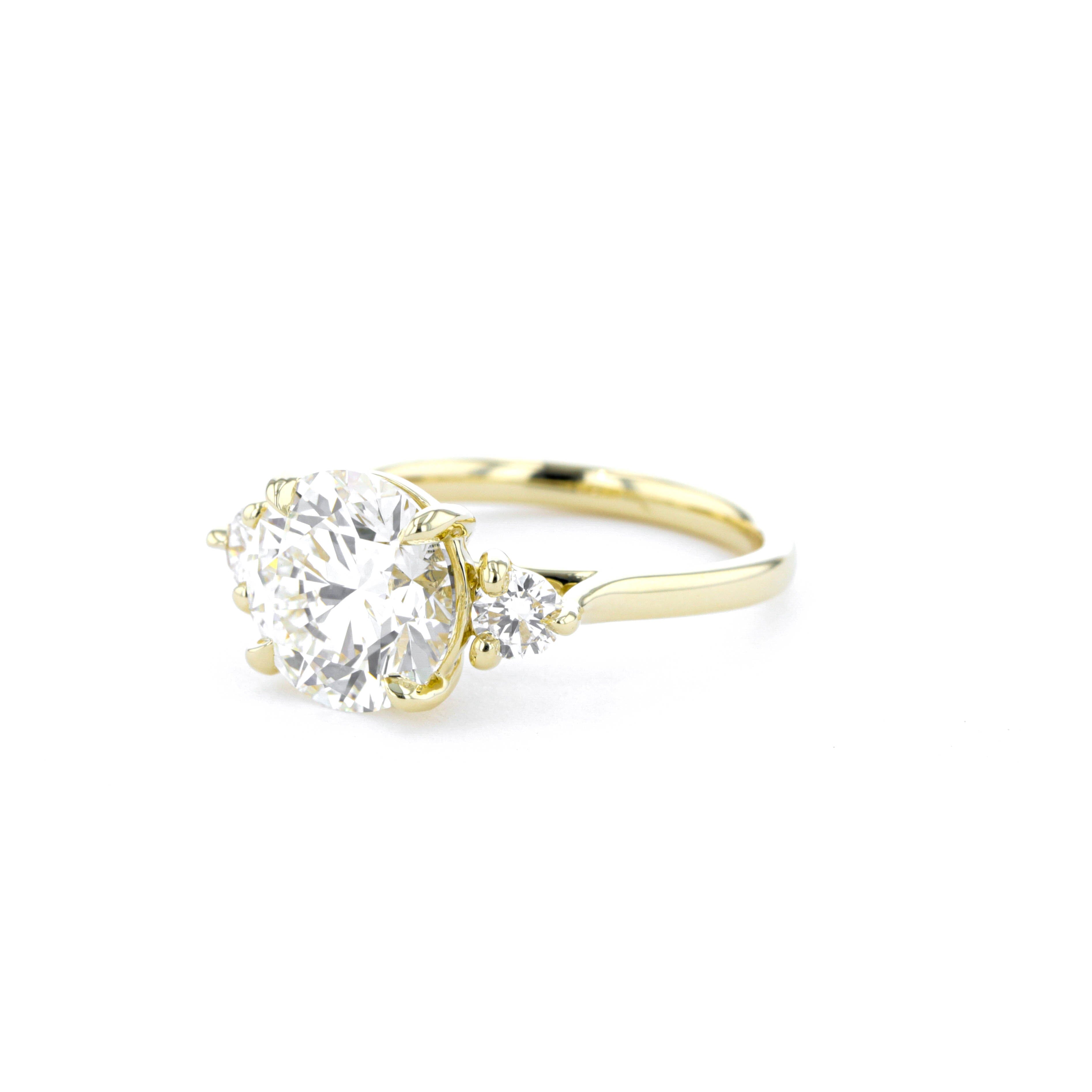 Meghan Round Engagement Rings Princess Bride Diamonds
