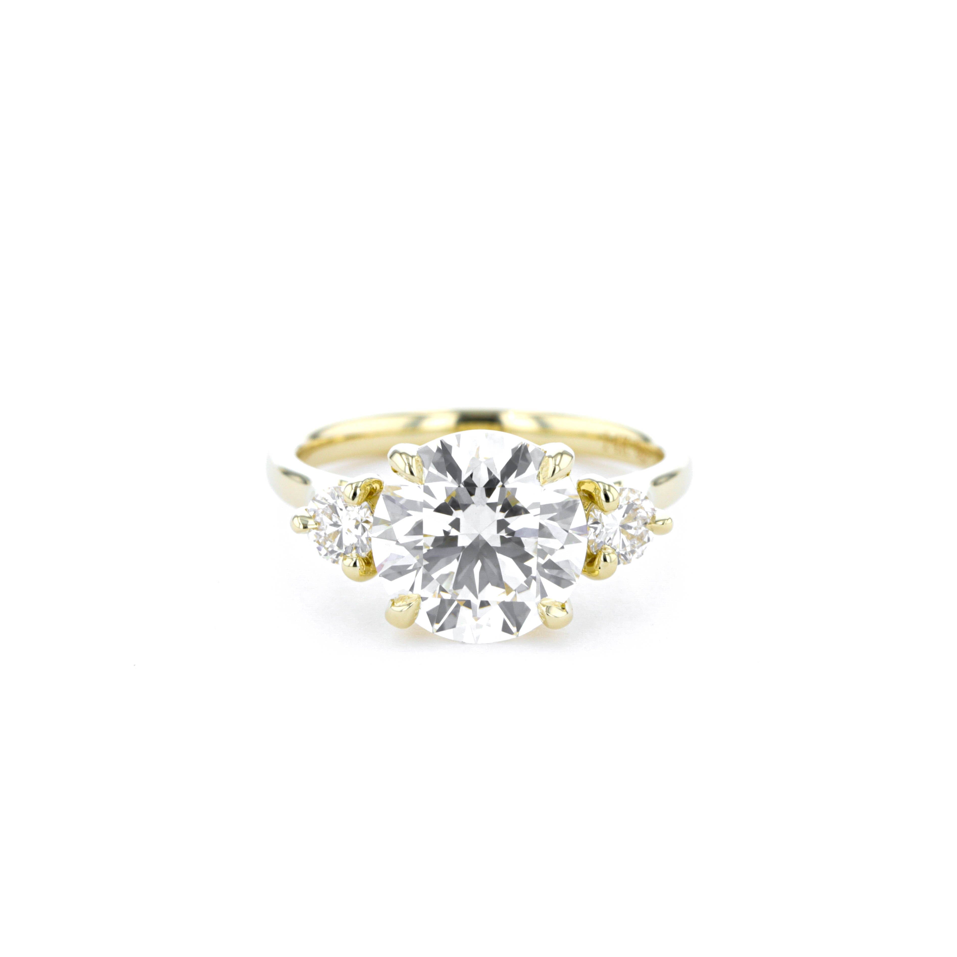 Meghan Round Engagement Rings Princess Bride Diamonds