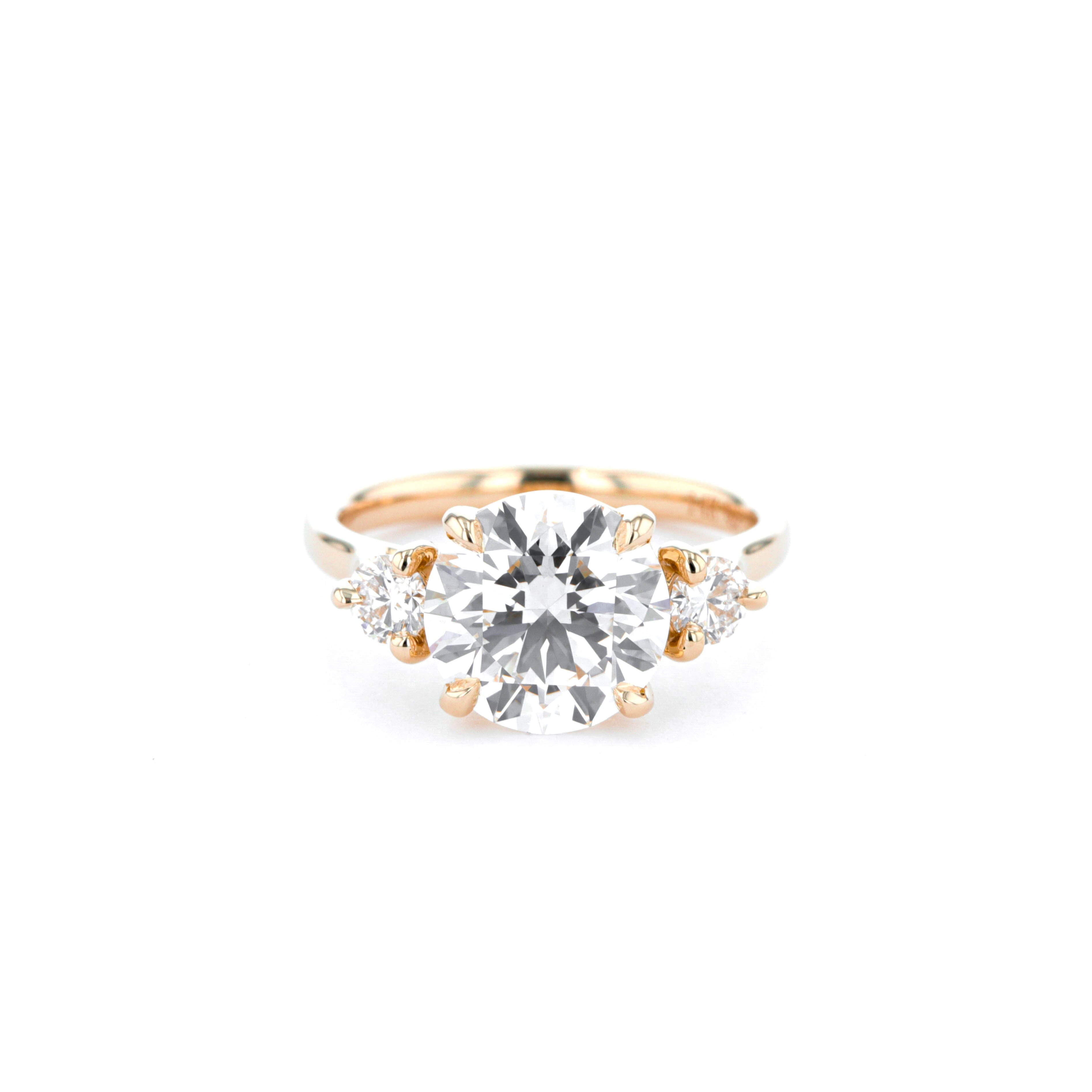 Meghan Round Engagement Rings Princess Bride Diamonds