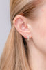 Mini Radiant Diamond Huggies Earrings Princess Bride Diamonds 