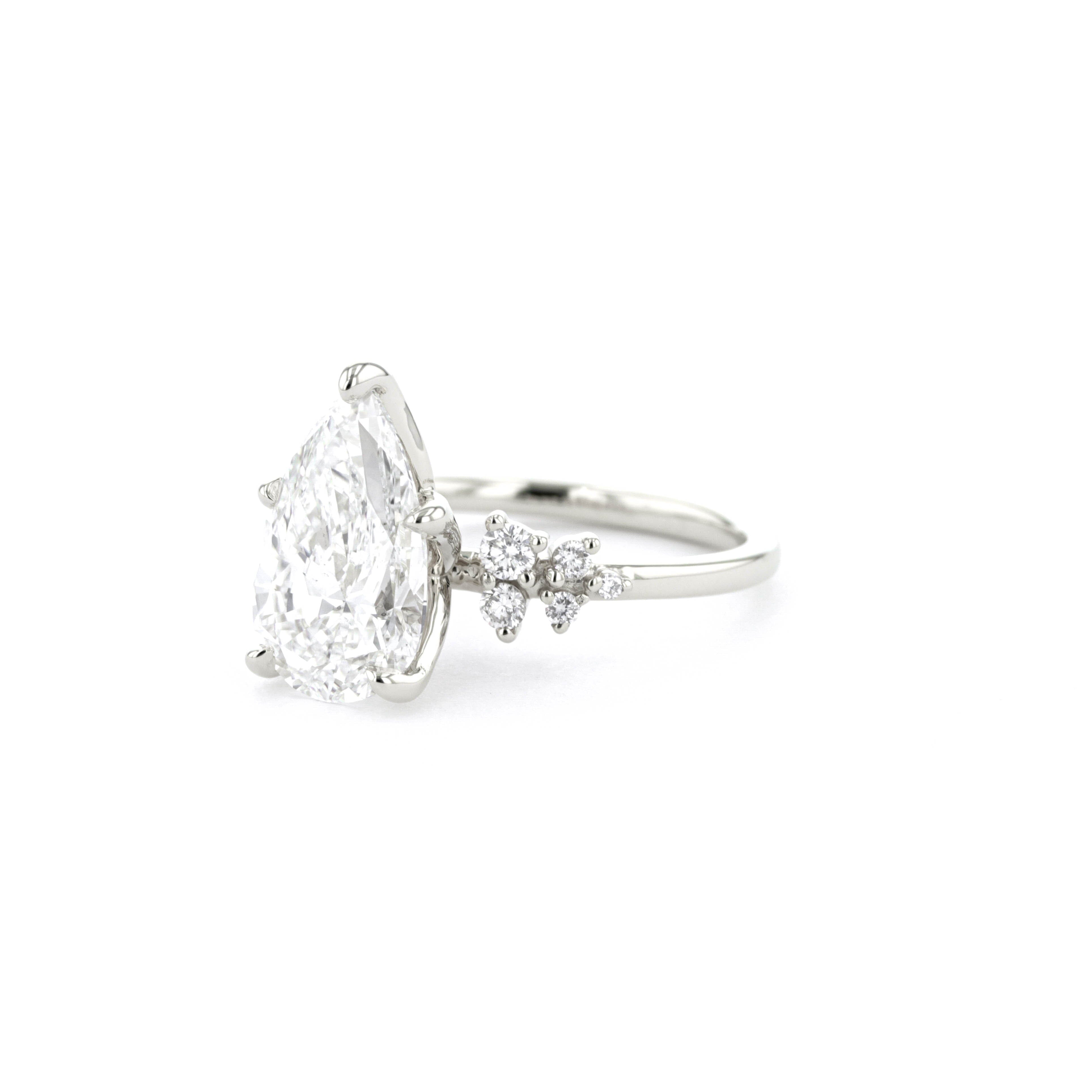 Nova Pear Engagement Rings Princess Bride Diamonds