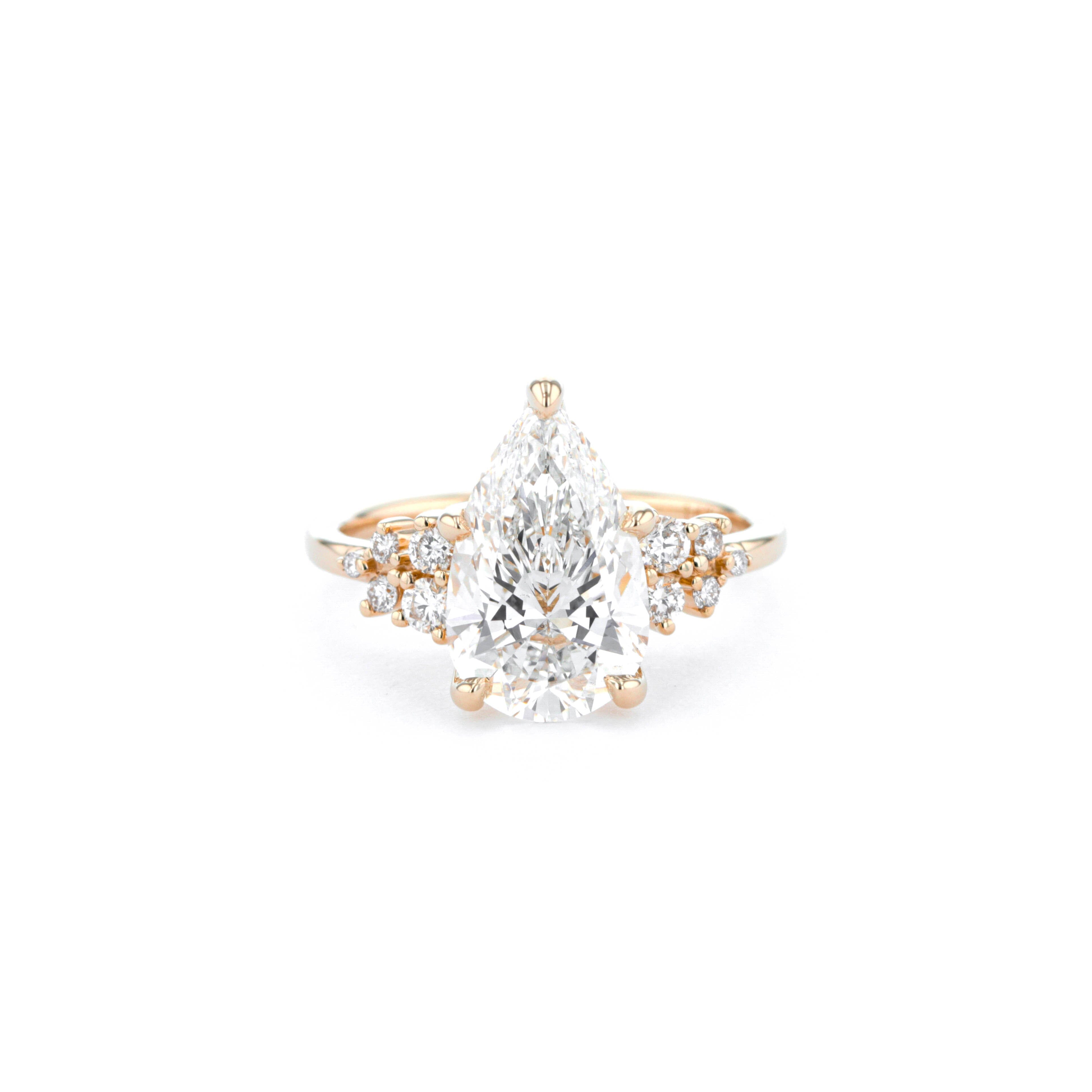 Nova Pear Engagement Rings Princess Bride Diamonds