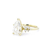 Nova Pear Engagement Rings Princess Bride Diamonds