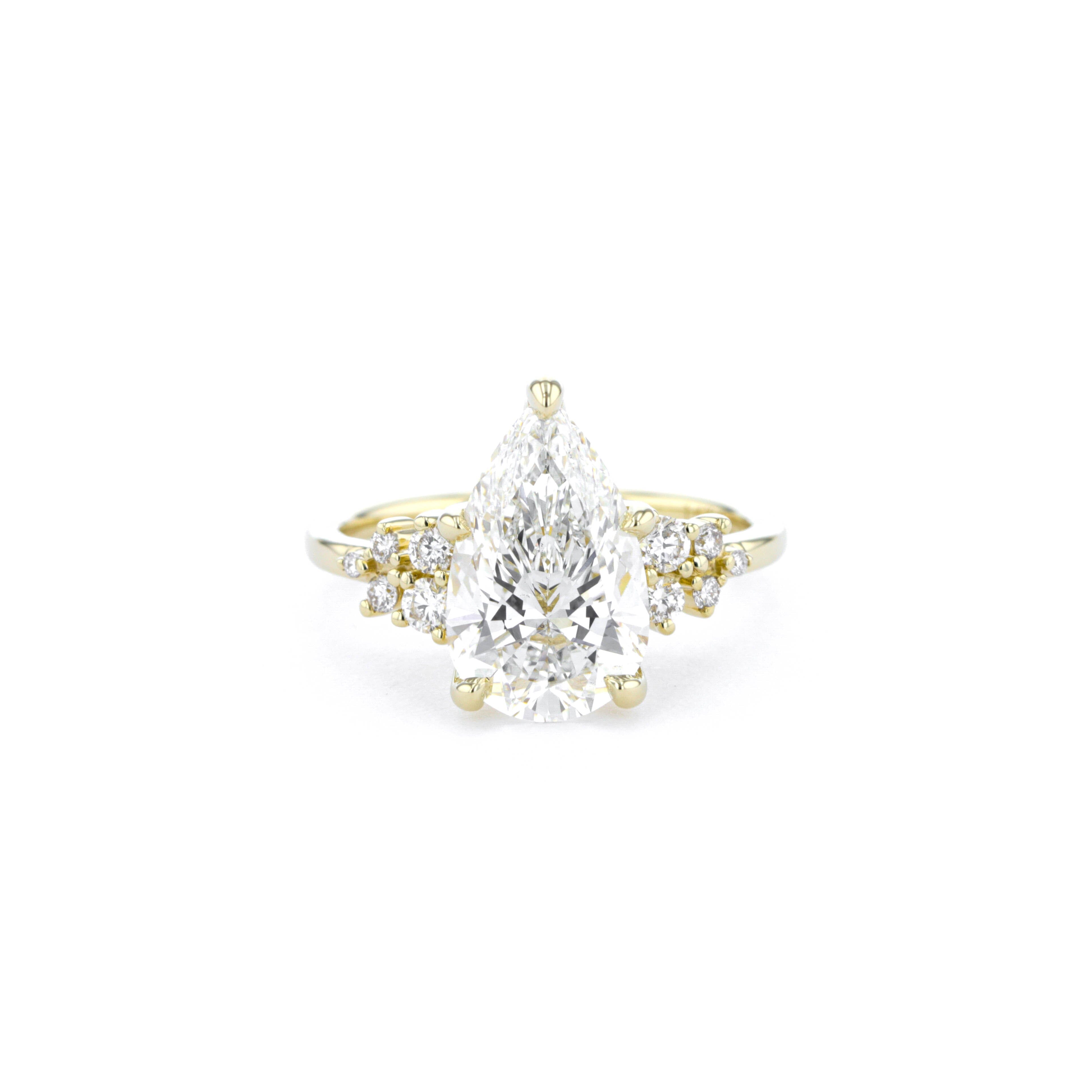 Nova Pear Engagement Rings Princess Bride Diamonds