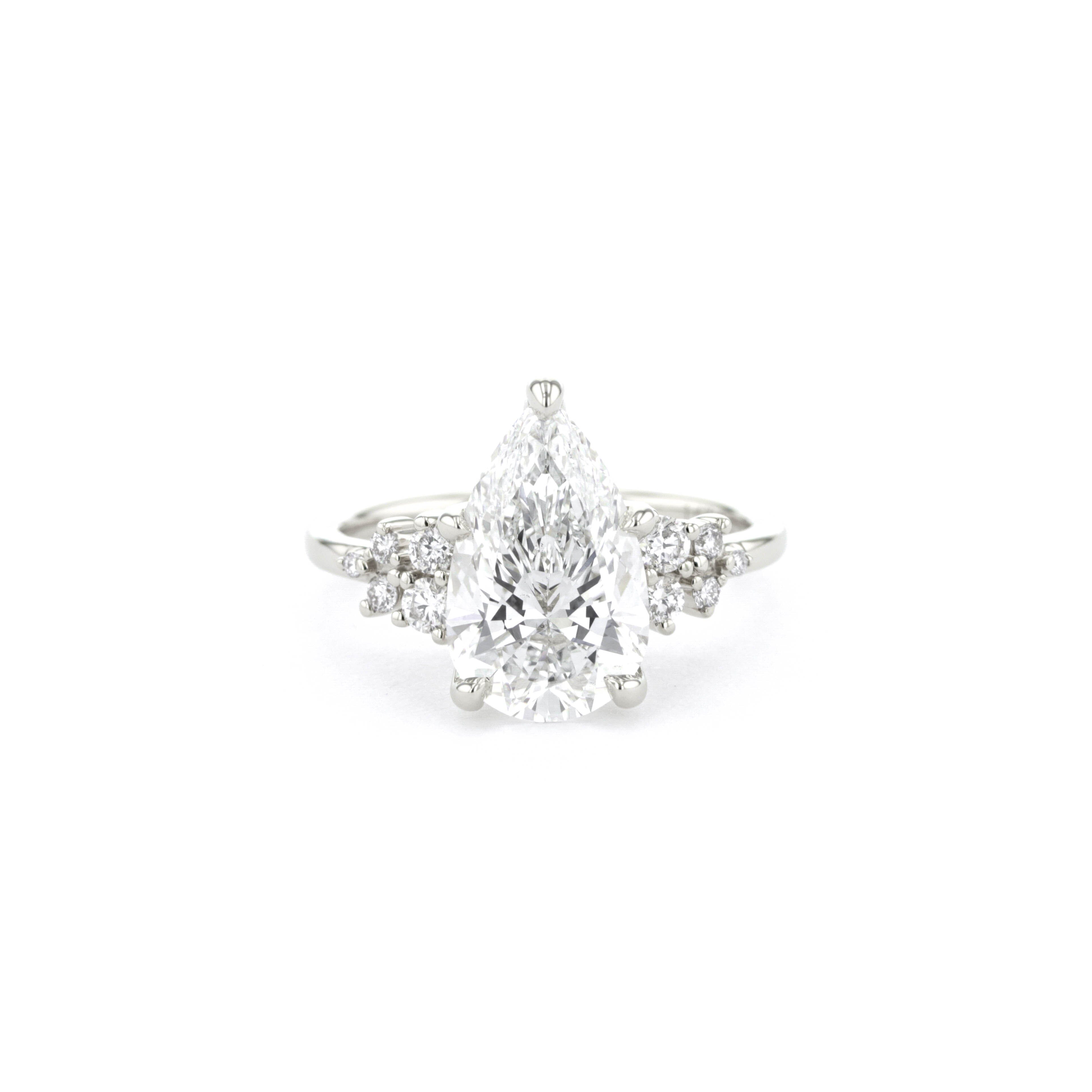 Nova Pear Engagement Rings Princess Bride Diamonds
