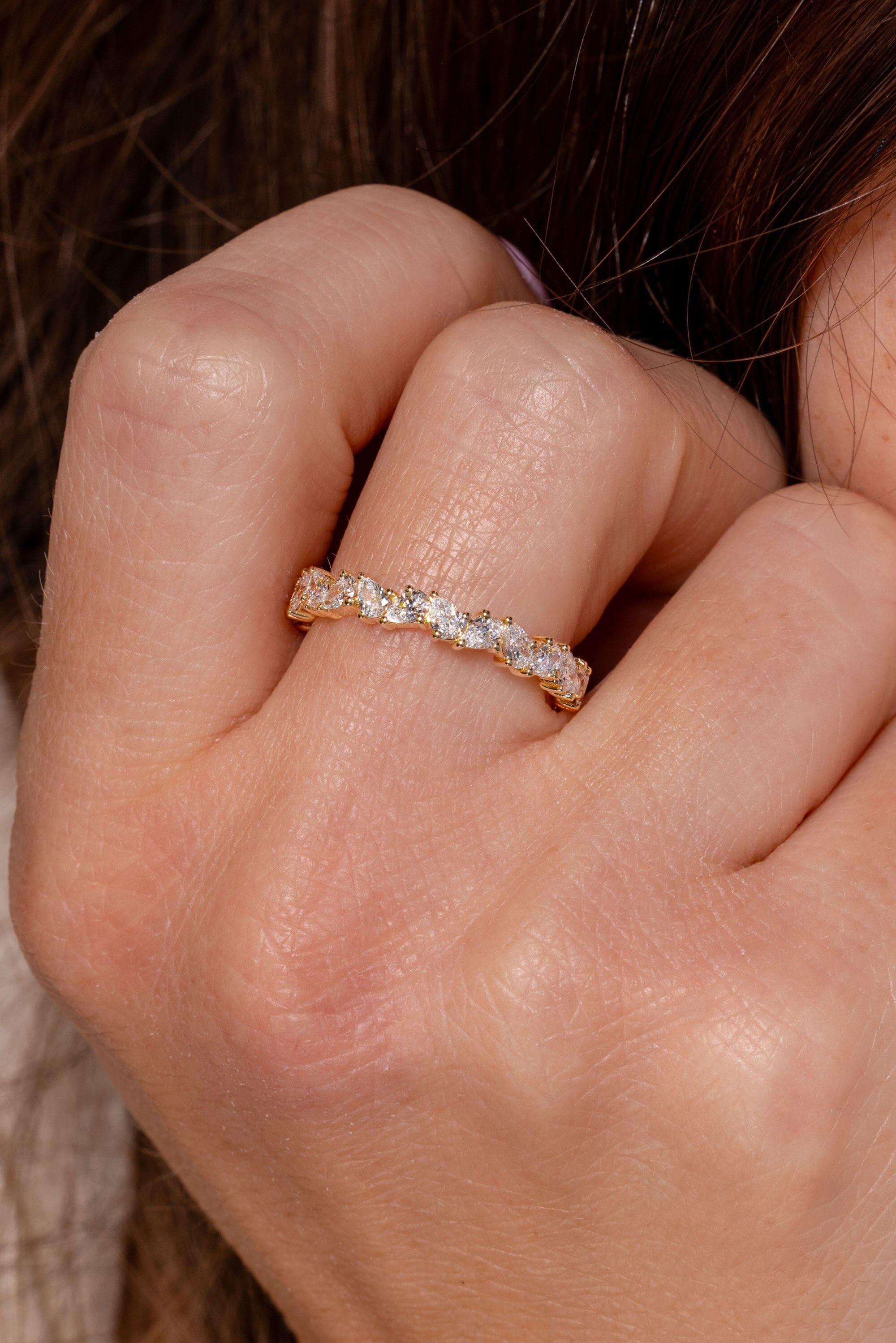 Offset Pear Lab Diamond Ring Rings Princess Bride Diamonds