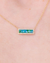 Opal Bar Necklace Necklaces Princess Bride Diamonds