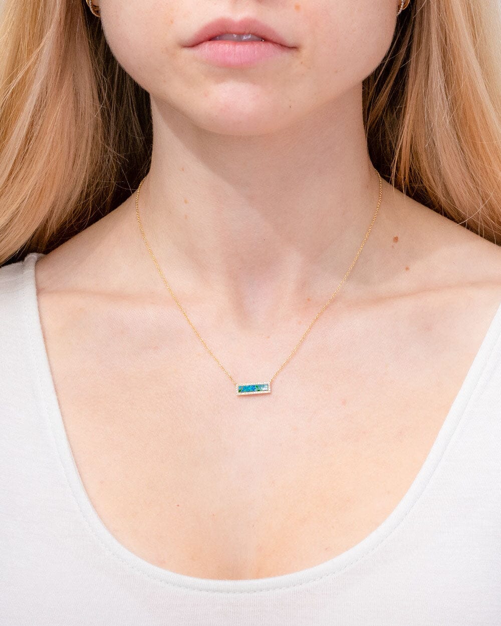 Opal Bar Necklace Necklaces Princess Bride Diamonds