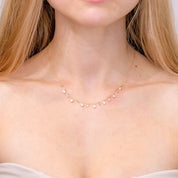 Opal & Diamond Drip Necklace Necklaces Princess Bride Diamonds