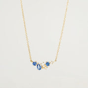 Organic Sapphire and Diamond Necklace Necklaces Princess Bride Diamonds