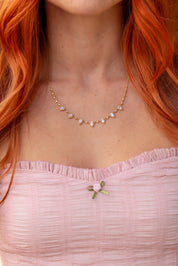 Pear Moonstone Diamond Drip Necklace Necklaces Princess Bride Diamonds