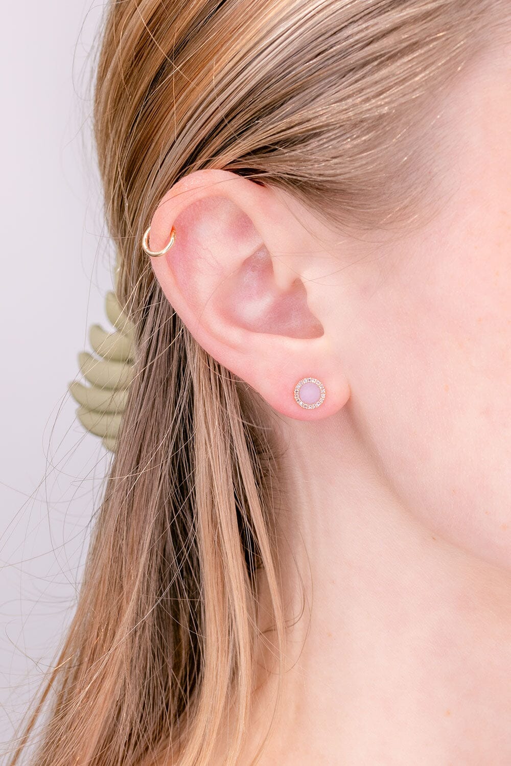 Pink Opal Earrings Earrings Princess Bride Diamonds