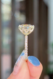4.00ct D-VS1 Round Lab Diamond Samantha