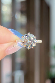4.00ct D-VS1 Round Lab Diamond Samantha